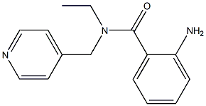 2-AMINO-N-ETHYL-N-(PYRIDIN-4-YLMETHYL)BENZAMIDE Struktur