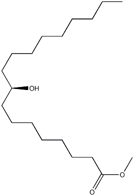 9(R)-HYDROXYOCTADECANOIC ACID METHYL ESTER Struktur