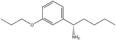 (1S)-1-(3-PROPOXYPHENYL)PENTYLAMINE Struktur