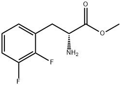 METHYL (2R)-2-AMINO-3-(2,3-DIFLUOROPHENYL)PROPANOATE Struktur