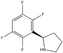 (2R)-2-(2,3,5,6-TETRAFLUOROPHENYL)PYRROLIDINE Struktur