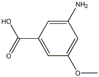 3-AMINO-5-METHOXYBENZOIC ACID Struktur