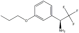 (1S)-2,2,2-TRIFLUORO-1-(3-PROPOXYPHENYL)ETHYLAMINE Struktur