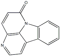 INDOLO[3,2,1-DE][1,5]NAPHTHYRIDIN-6-ONE Struktur