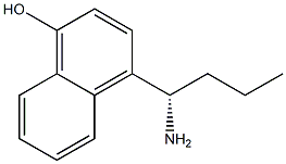 4-((1S)-1-AMINOBUTYL)NAPHTHOL Struktur