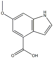 6-METHOXY-4-INDOLECARBOXYLIC ACID Struktur