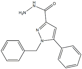 1-BENZYL-5-PHENYL-1H-PYRAZOLE-3-CARBOHYDRAZIDE Struktur