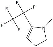 2,3-DIHYDRO-1-METHYL-5-(PENTAFLUOROETHYL)PYRROLE Struktur