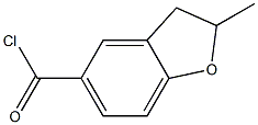 2-METHYL-2,3-DIHYDRO-BENZOFURAN-5-CARBONYL CHLORIDE Struktur