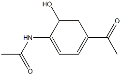 N-(4-ACETYL-2-HYDROXYPHENYL)ACETAMIDE Struktur