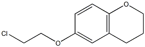 6-(2-CHLORO-ETHOXY)-CHROMAN Struktur