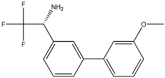 (1R)-2,2,2-TRIFLUORO-1-[3-(3-METHOXYPHENYL)PHENYL]ETHYLAMINE Struktur