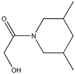 2-(3,5-DIMETHYLPIPERIDIN-1-YL)-2-OXOETHANOL Struktur