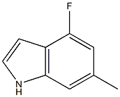 4-FLUORO-6-METHYL INDOLE Struktur