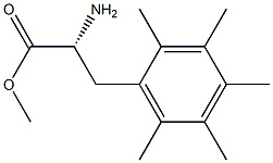 METHYL (2R)-2-AMINO-3-(2,3,4,5,6-PENTAMETHYLPHENYL)PROPANOATE Struktur