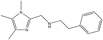 PHENETHYL-(1,4,5-TRIMETHYL-1H-IMIDAZOL-2-YLMETHYL)-AMINE Struktur