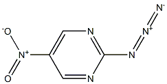 2-AZIDO-5-NITROPYRIMIDINE Struktur