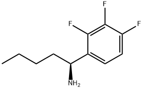 (1S)-1-(2,3,4-TRIFLUOROPHENYL)PENTYLAMINE Struktur