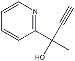 2-PYRIDIN-2-YLBUT-3-YN-2-OL Struktur