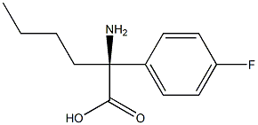 (2S)-2-AMINO-2-(4-FLUOROPHENYL)HEXANOIC ACID Struktur