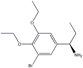 (1R)-1-(3-BROMO-4,5-DIETHOXYPHENYL)PROPYLAMINE Struktur