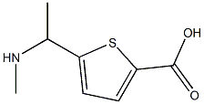 5-(1-METHYLAMINO-ETHYL)-THIOPHENE-2-CARBOXYLIC ACID Struktur