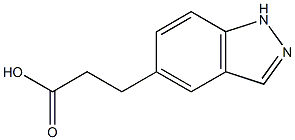 3-(1H-INDAZOL-5-YL)PROPANOIC ACID Struktur