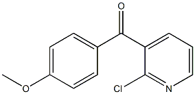 2-CHLORO-3-(4-METHOXYBENZOYL)PYRIDINE Struktur