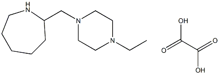 2-[(4-ETHYLPIPERAZIN-1-YL)METHYL]AZEPANE OXALATE Struktur