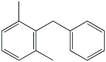 2-BENZYL-1,3-DIMETHYLBENZENE Struktur