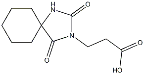 3-(2,4-DIOXO-1,3-DIAZASPIRO[4.5]DEC-3-YL)PROPANOIC ACID Struktur