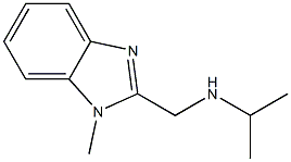 ISOPROPYL-(1-METHYL-1H-BENZOIMIDAZOL-2-YLMETHYL)-AMINE Structure