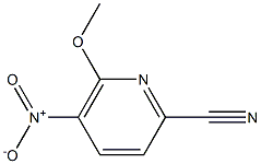 6-METHOXY-5-NITROPYRIDINE-2-CARBONITRILE Struktur