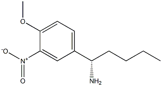 (1S)-1-(4-METHOXY-3-NITROPHENYL)PENTYLAMINE Struktur