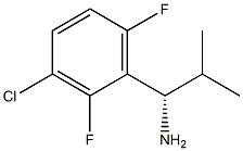 (1S)-1-(3-CHLORO-2,6-DIFLUOROPHENYL)-2-METHYLPROPYLAMINE Struktur