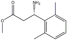 METHYL (3S)-3-AMINO-3-(2,6-DIMETHYLPHENYL)PROPANOATE Struktur