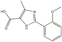 5-METHYL-2-(2-METHOXYPHENYL)-3H-IMIDAZOLE-4-CARBOXYLIC ACID Struktur