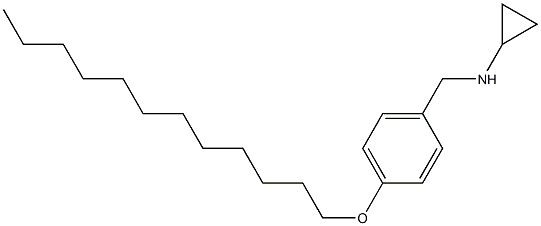 (1R)CYCLOPROPYL(4-DODECYLOXYPHENYL)METHYLAMINE Struktur