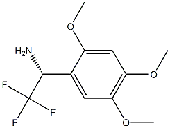 (1R)-2,2,2-TRIFLUORO-1-(2,4,5-TRIMETHOXYPHENYL)ETHYLAMINE Struktur