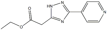 ETHYL (3-PYRIDIN-4-YL-1H-1,2,4-TRIAZOL-5-YL)ACETATE Struktur