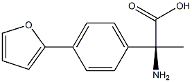 (2S)-2-AMINO-2-(4-(2-FURYL)PHENYL)PROPANOIC ACID Struktur