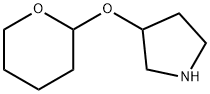 3-(TETRAHYDRO-PYRAN-2-YLOXY)-PYRROLIDINE Struktur