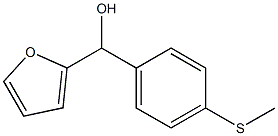 2-FURYL-(4-METHYLTHIOPHENYL)METHANOL Struktur