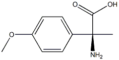 (2S)-2-AMINO-2-(4-METHOXYPHENYL)PROPANOIC ACID Struktur