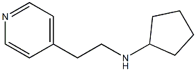 CYCLOPENTYL-(2-PYRIDIN-4-YL-ETHYL)-AMINE Struktur