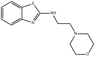 N-(2-MORPHOLIN-4-YLETHYL)-1,3-BENZOTHIAZOL-2-AMINE Struktur