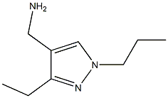 (3-ETHYL-1-PROPYL-1H-PYRAZOL-4-YL)-METHYLAMINE Struktur