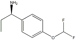 (1R)-1-[4-(DIFLUOROMETHOXY)PHENYL]PROPYLAMINE Struktur