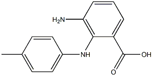 3-AMINO-2-P-TOLYLAMINO-BENZOIC ACID Struktur