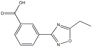 3-(5-ETHYL-1,2,4-OXADIAZOL-3-YL)BENZOIC ACID Struktur